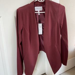 BCBG Maroon blazer